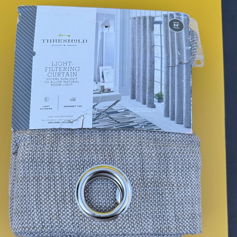 Threshold Light-Filtering Curtain in Tan